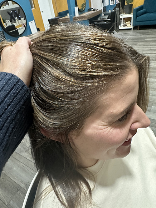 Grey Blending Transformation expert Victoria Marriott-Waring | Grey Blending Salon | Grey Blending Technique Specialist at XIV Salon, Ripponden West Yorkshire (30 minutes from Manchester)